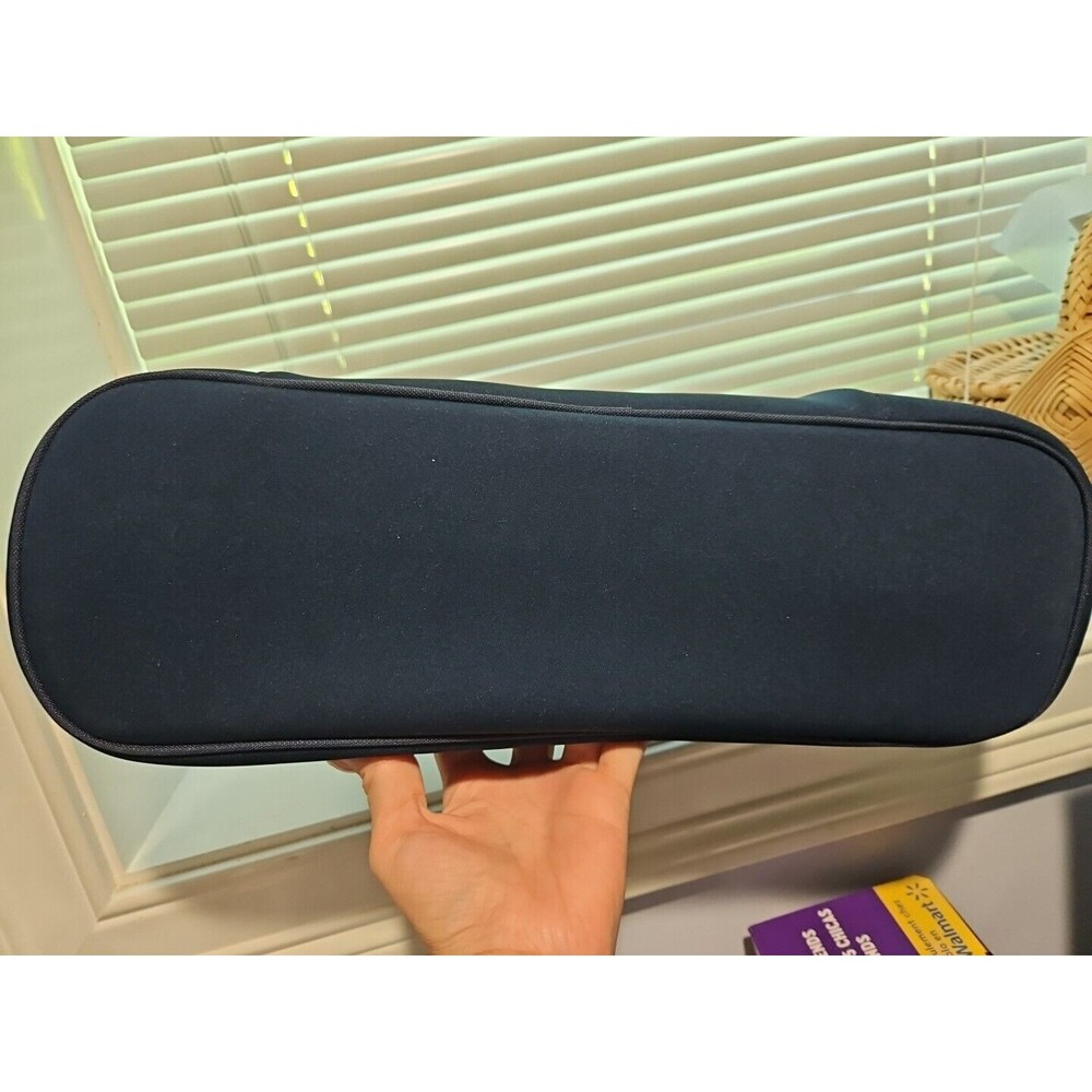 Nautical Anchors Navy Blue Tote with Elevated Zip Bottom Cooler NWTs - Picture 4 of 6